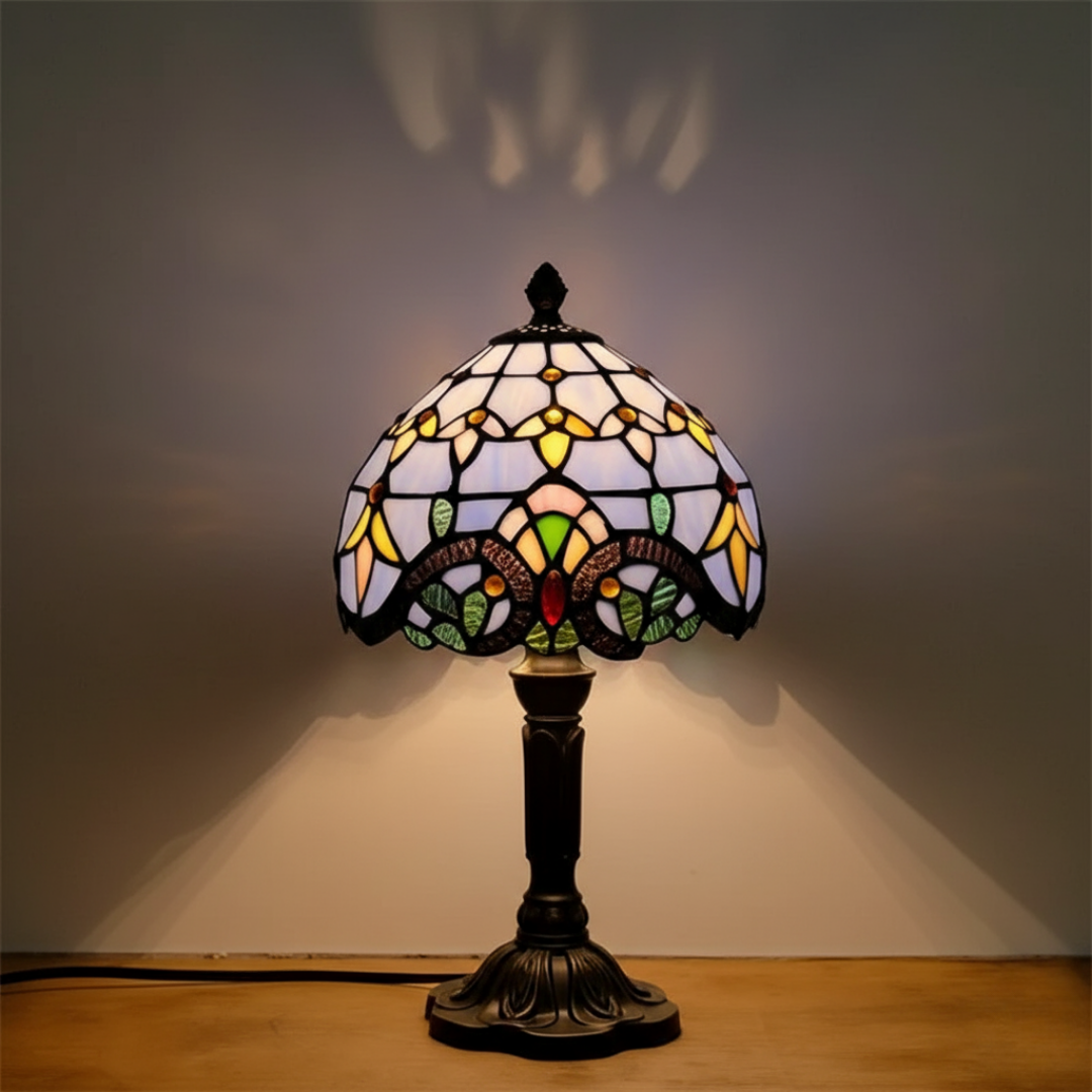Färgprakt | klassisk färgglad bordslampa
