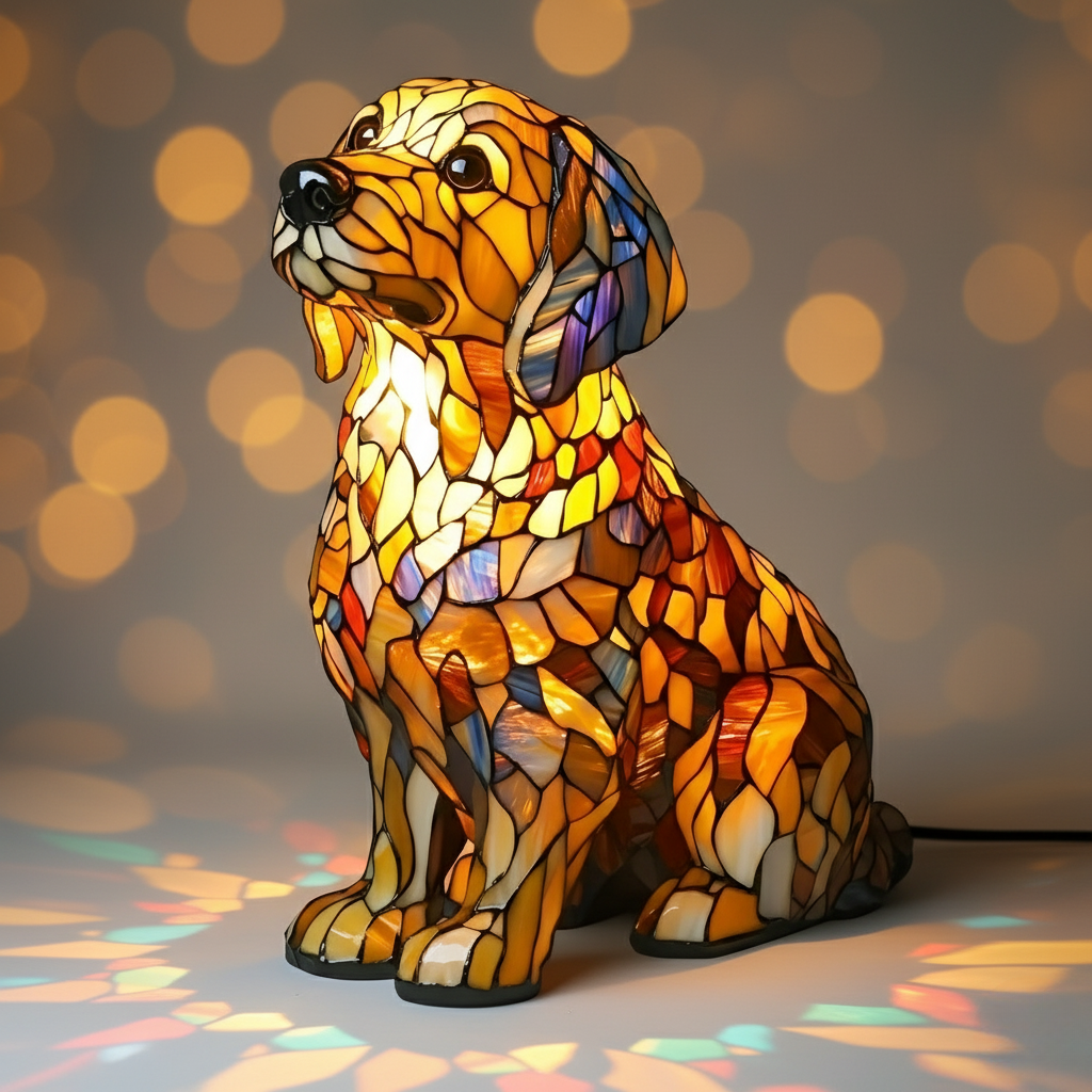 Veras andliga golden retriever-figur