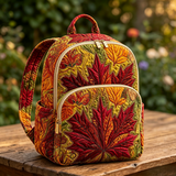 Quiltad ryggsäck – Lönnlöv