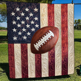 Amerikansk fotbollsstjärna personlig pläd