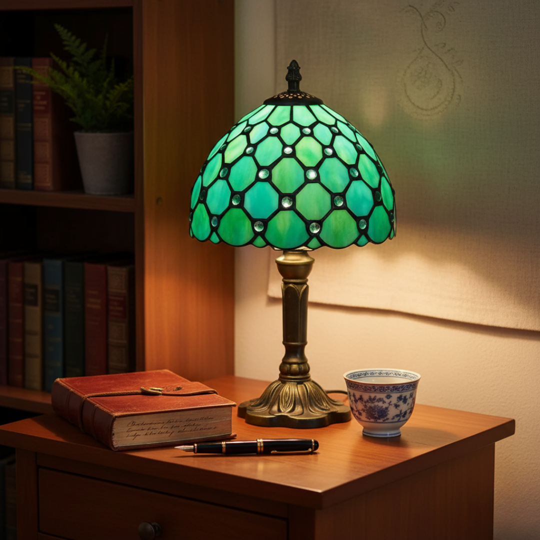 GLASPÄRLA | Klassisk glasmosaiklampa