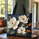 Handgjord quiltad väska – Skir magnolia