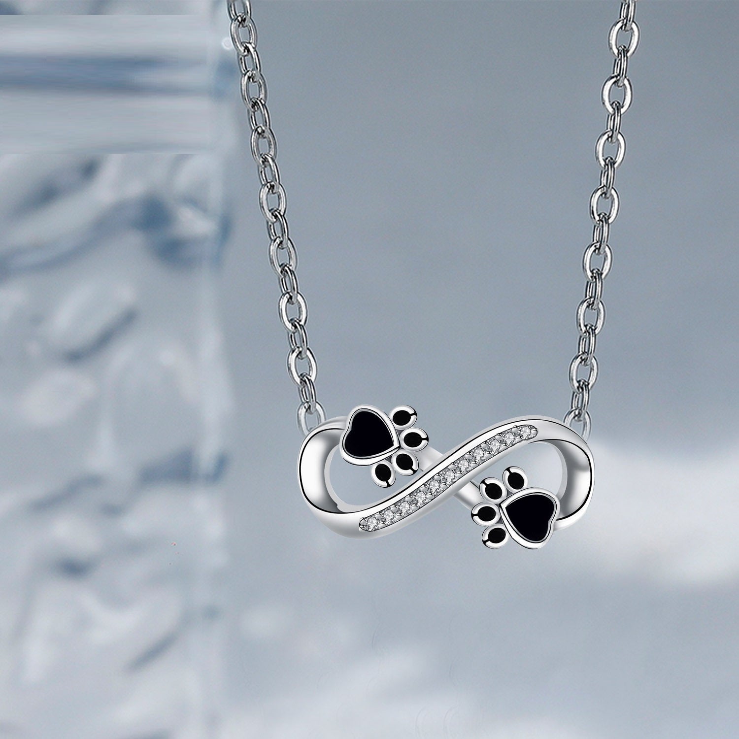 Halsband Kärlekstass | Cubic zirconia