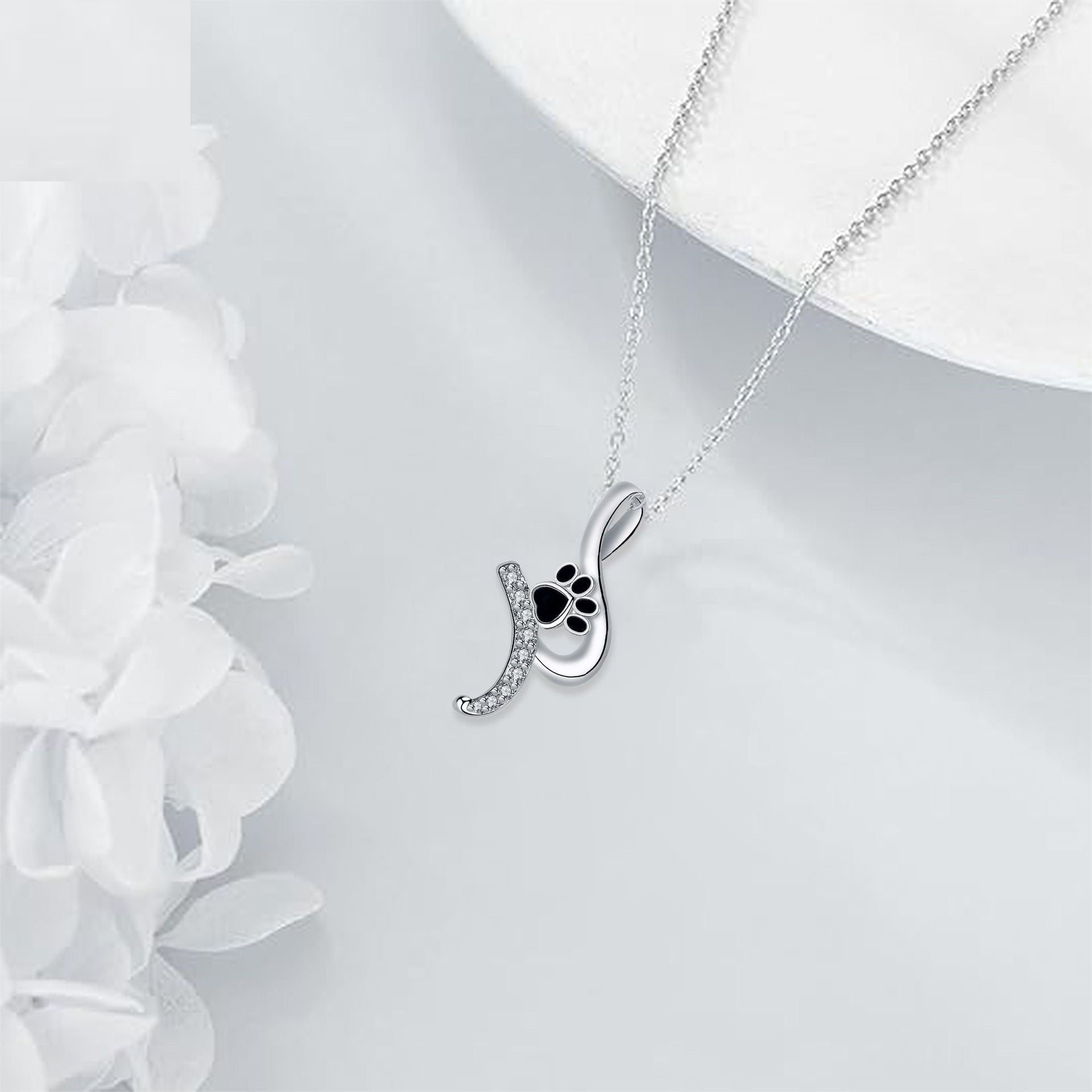 Trofast vän | Halsband med tassberlock