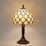 Elfenben | Lyxig bordslampa i barockstil