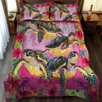 Hawaiianska drömmar sköldpadda 3-delat påslakanset