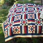 Amerikansk patchworkpläd