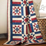 Amerikansk patchworkpläd
