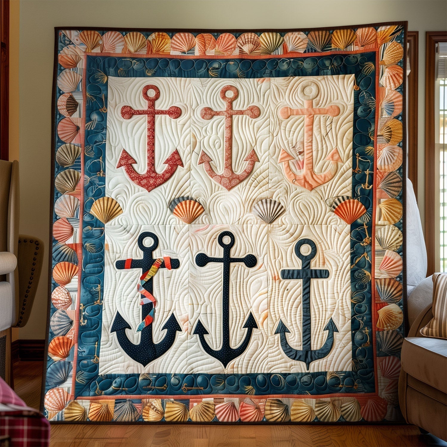 Quiltat överkast – Ankarets hamn