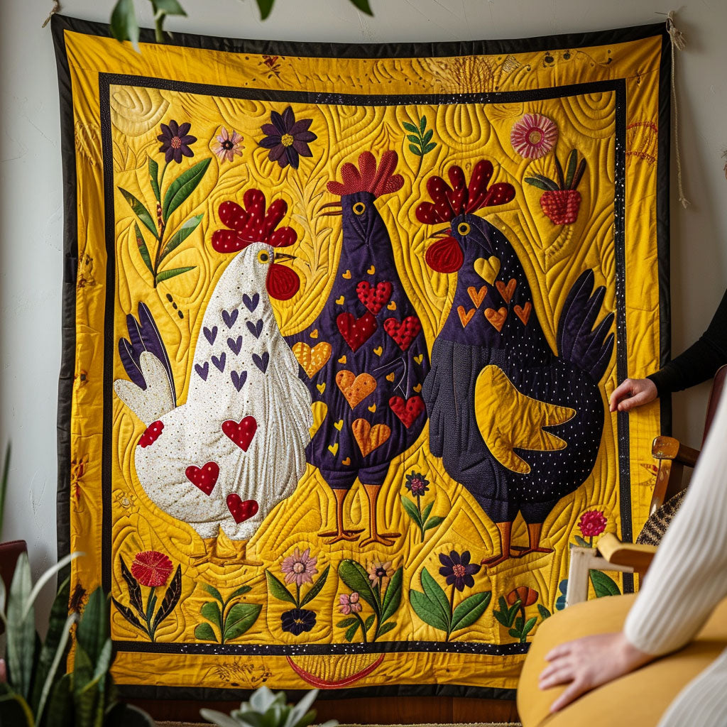 Quiltat överkast – Animerad bondgårdsdröm