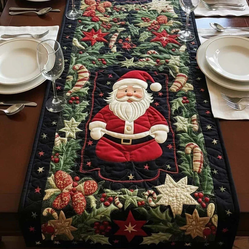 Quiltad bordslöpare – arktisk glans