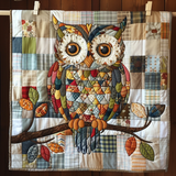 Quiltat överkast – Höstens ugglepatchwork