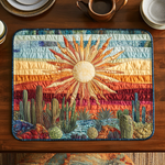 Quiltad bordstablett – Gyllene horisont