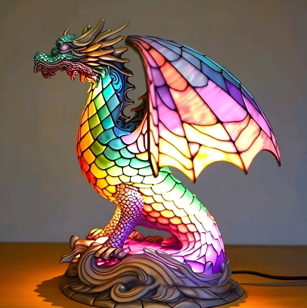 Puhti | Magisk lampa med drake