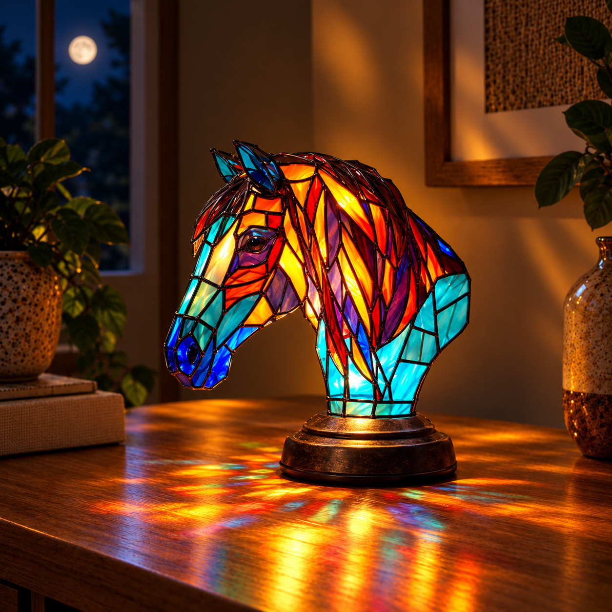 Grom – Charmig lampa med häst