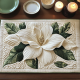 Quiltad bordstablett – Söt blomning