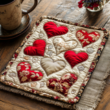 Quiltad bordstablett – Kärlekslager
