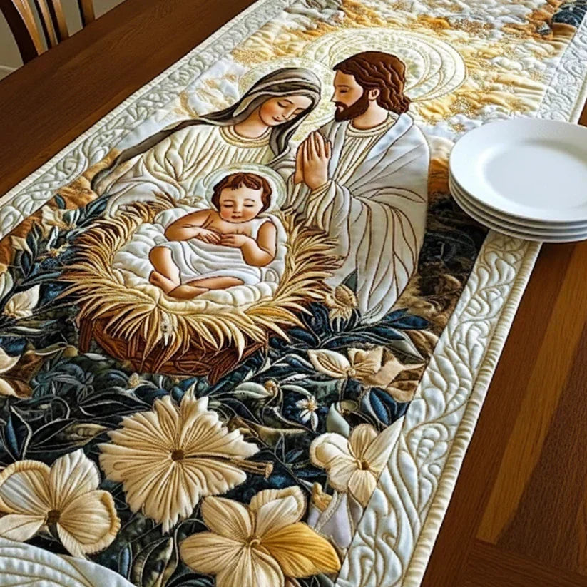 Quiltad bordslöpare – himmelsk nåd
