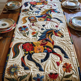 Quiltad bordslöpare - Galopperande häst