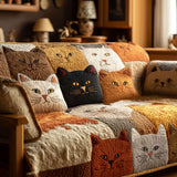 Fridas soffskydd | Quiltat med kattmotiv