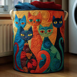Quiltad kattkorg | Handgjord korg