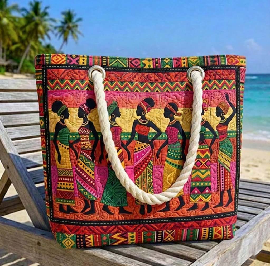 Handgjord strandväska | Melaninens drottningar