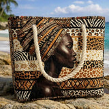 Handgjord strandväska | Melaninens drottning