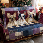 Lilly – Quiltat soffskydd fransk bulldogg