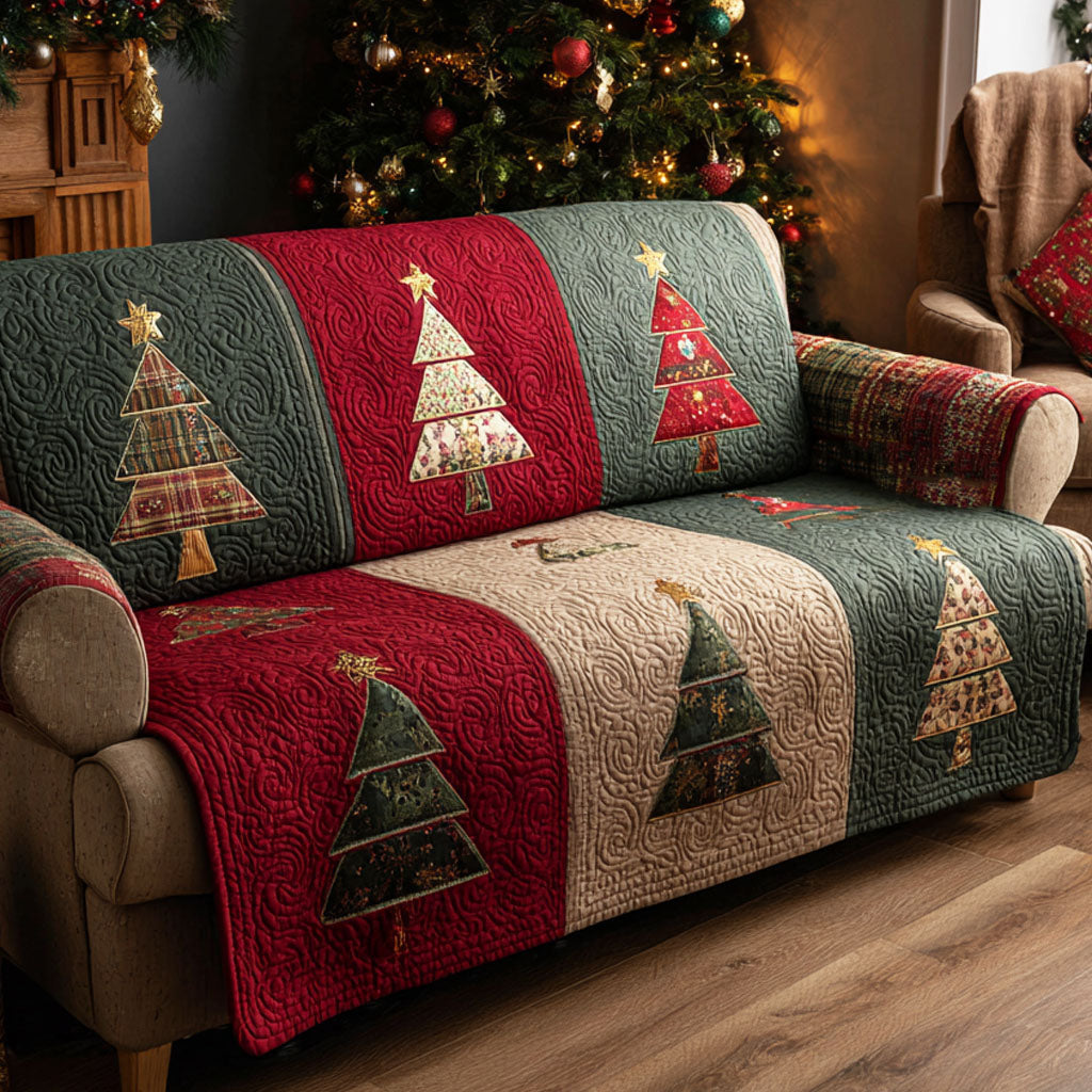 Lova – Quiltat soffskydd Julgran
