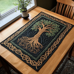 Quiltad bordstablett – Keltisk trädgård