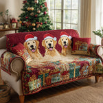 Thyra – Quiltat soffskydd Gyllene retriever