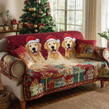 Thyra – Quiltat soffskydd Gyllene retriever