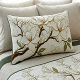 Quiltat kuddfodral – Magnolia