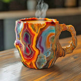 Kaffemuggar i mineralsglas