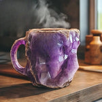 Kaffemuggar i mineralsglas