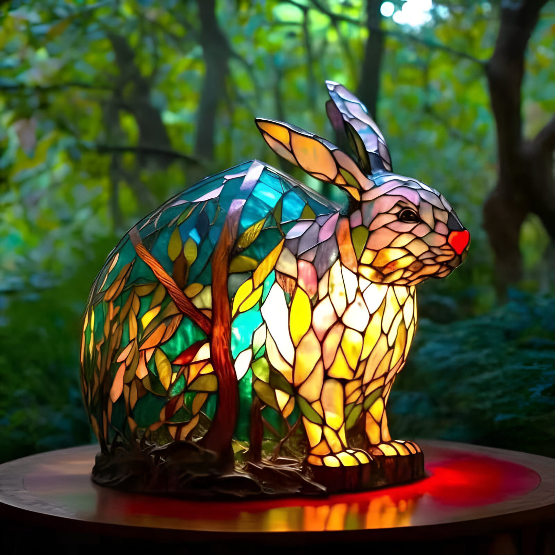 Pomppu | Färgglad lampa med kanin