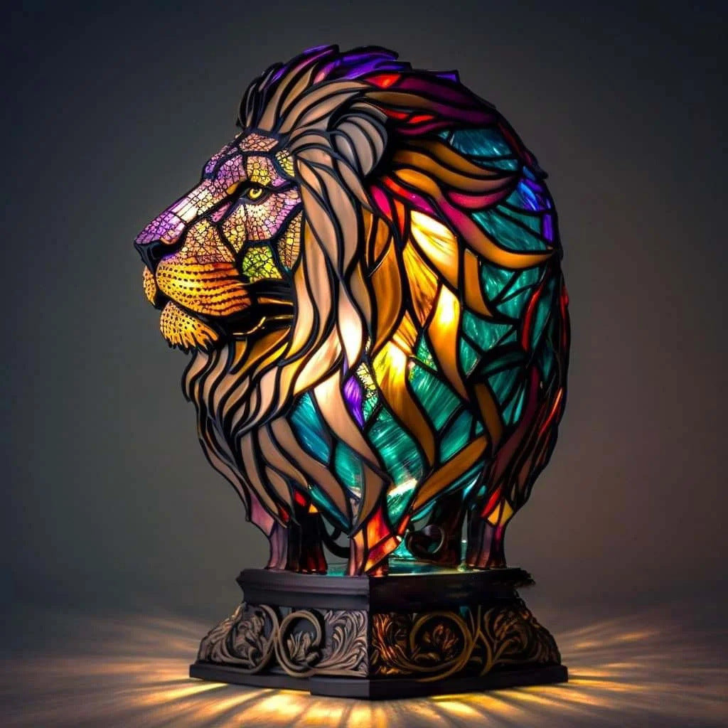 Urho | Magisk lampa med lejon