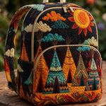 Quiltad ryggsäck – Tält och sol
