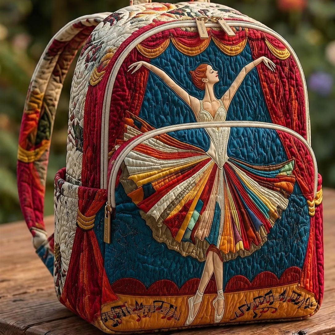 Quiltad ryggsäck – Ballerina