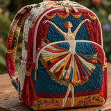 Quiltad ryggsäck – Ballerina