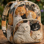 Quiltad ryggsäck – Sovande katter