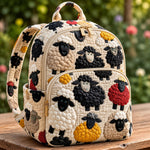 Quiltad ryggsäck – Patchworkfår