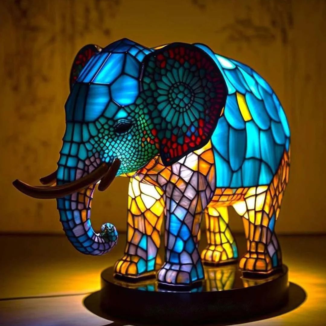Lycka | Magisk dekorationslampa elefant