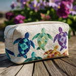 Quiltad necessär – Havsvågor
