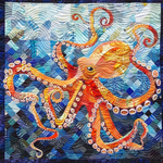 Quiltat överkast – Havet