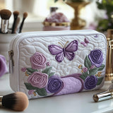 Quiltad necessär – Elegant violett