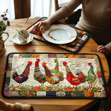 Quiltad bordslöpare – Höna