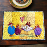 Quiltad bordslöpare – Höna