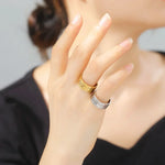 Bred ring med hundmotiv | Graverad dammodell