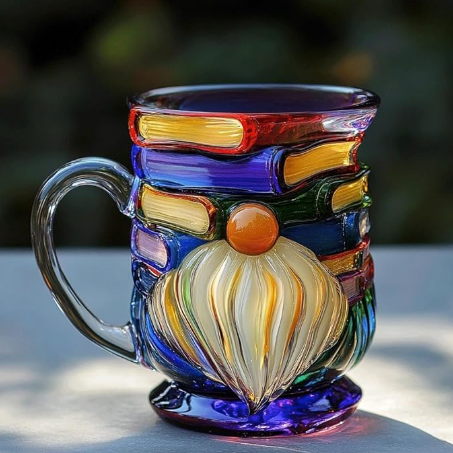 Handgjord mugg 3D bok
